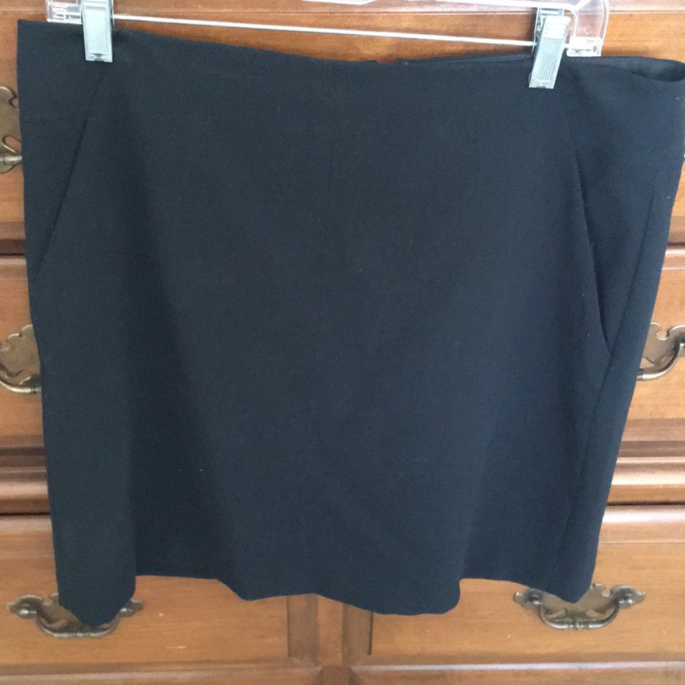 Loft black pencil skirt
